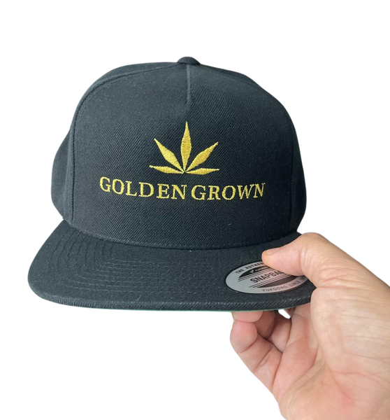 Golden Grown Snapback Hat